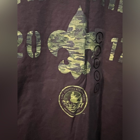 NWT Men’s Boy Scout JAMBOREE 2017 t shirt sz L - Picture 3 of 4